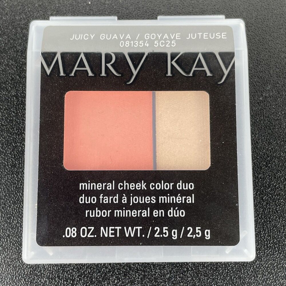 Mary Kay Mineral Cheek Color Duo Juicy Guava 081354 5C25 .08 oz Brand New